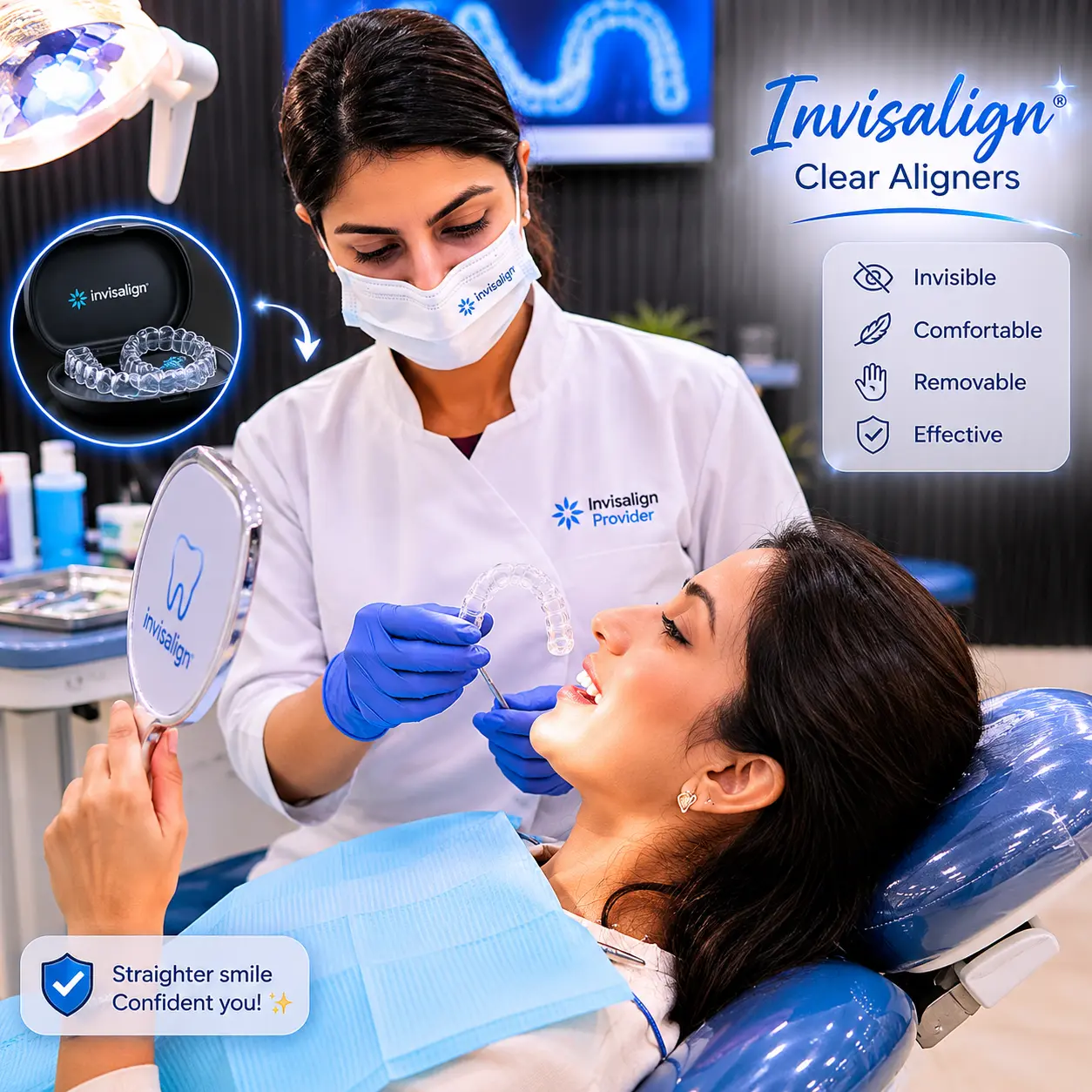 Invisalign clear aligners